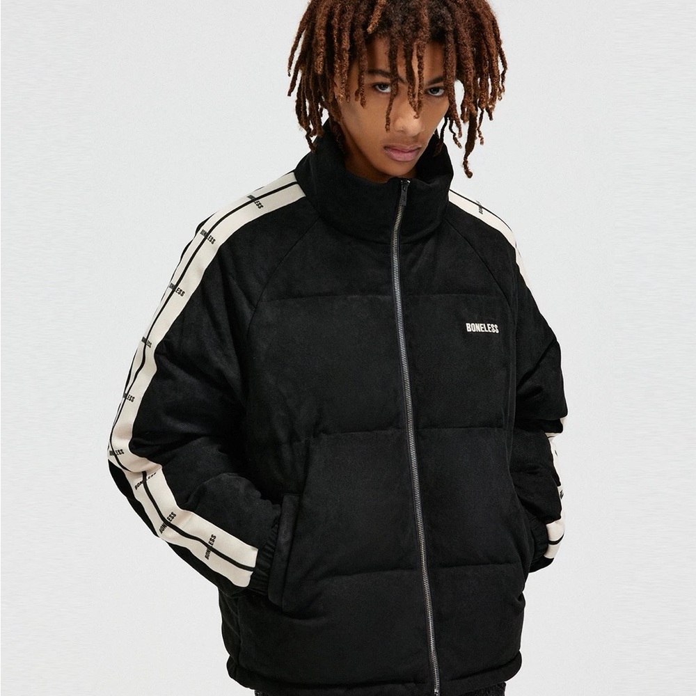 Boneless Black Men's down Jacket